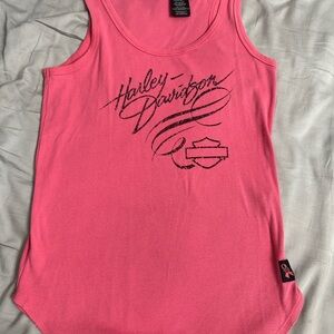 Harley-Davidson Coral Pink Top